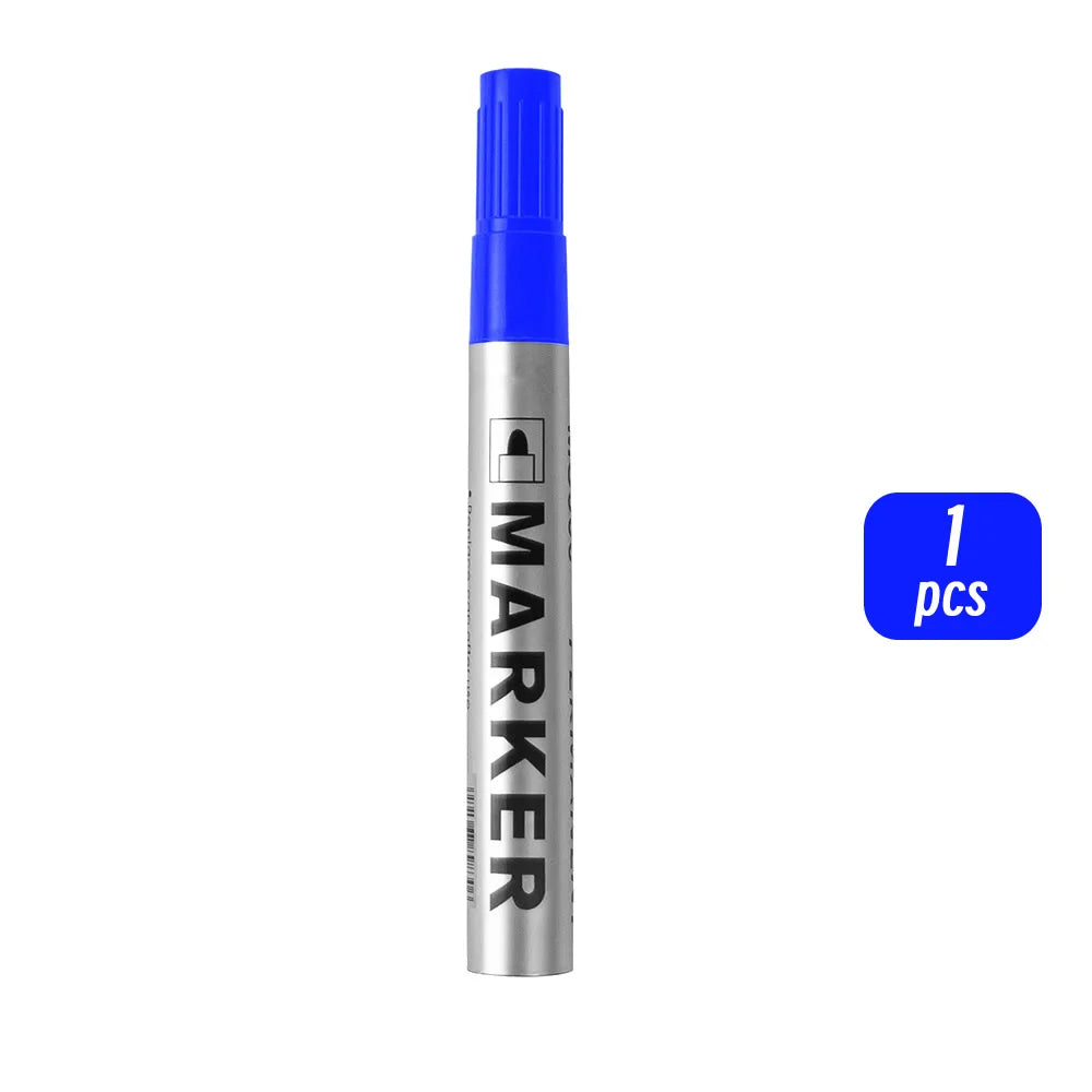 Permanent Paint Marker Pen, Waterproof Black, Quick-Drying for Tires