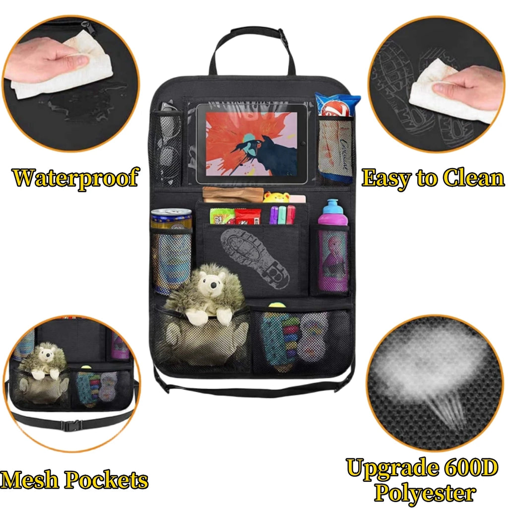 Car Organizer Backseat Hanging Organizer Kit With Large Storage Bag Super Capacity Trunk Organizer For SUV Truck Van Save Space