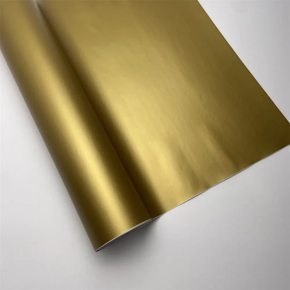 Gold Matte Vinyl Wrap – Waterproof DIY Sticker for Car & Motorcycle - image 6