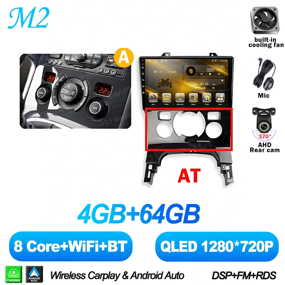 Peugeot 3008/5008 9" Android CarPlay Multimedia Player - image 26