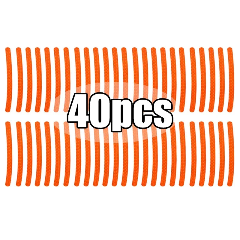Reflective Wheel Rim Strips for Car and Motorcycle Tyres, 20-40pc - view 16