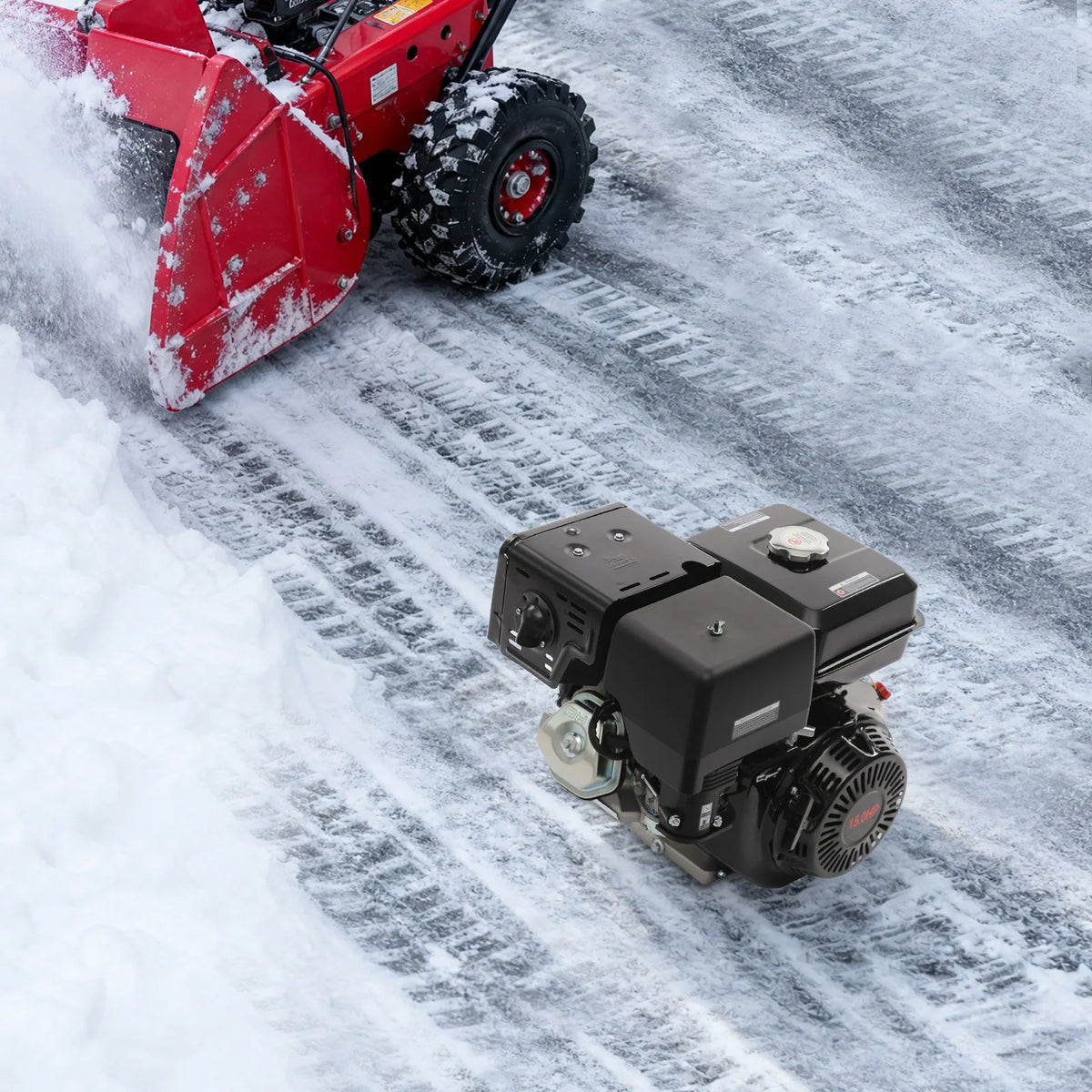 420cc 15HP Gas Engine, 4-Stroke OHV, Pull Start