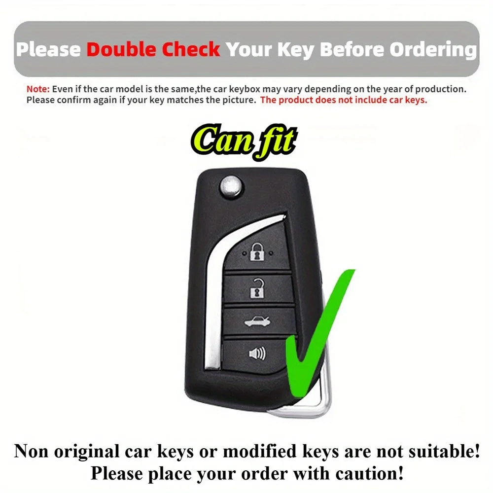TPU Key Fob Cover for Toyota RAV4 Corolla Fortuner Tundra - image 2