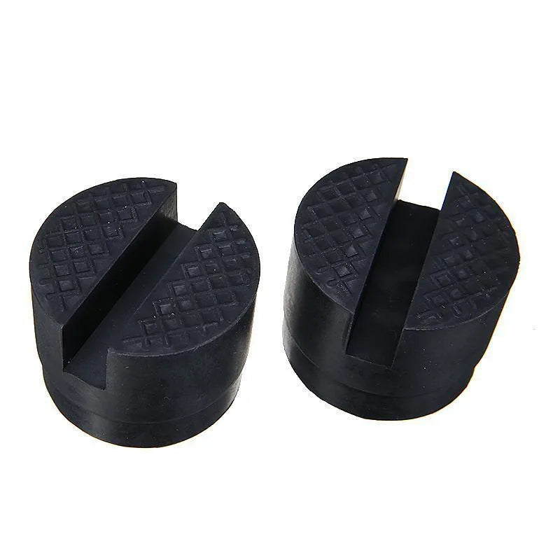 1/2PCS Universal Jack Rubber Support Pad Durable Wear Resistant Car Slotted Frame Rail Floor Socket Adapter Lifting Rubber Pad