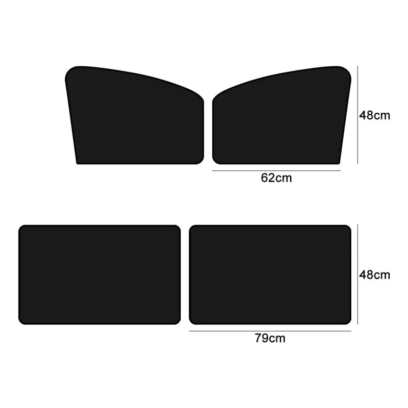 Magnetic Car Window Sun Shade Curtain - view 6