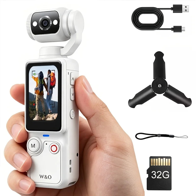 4K Camcorder with Flip Screen & Tripod – Ultra HD Vlogging Camera - image 9
