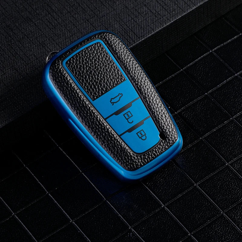 Toyota Key Cover TPU Leather Key Fob Case 2018+ Prius Camry RAV4 - image 14