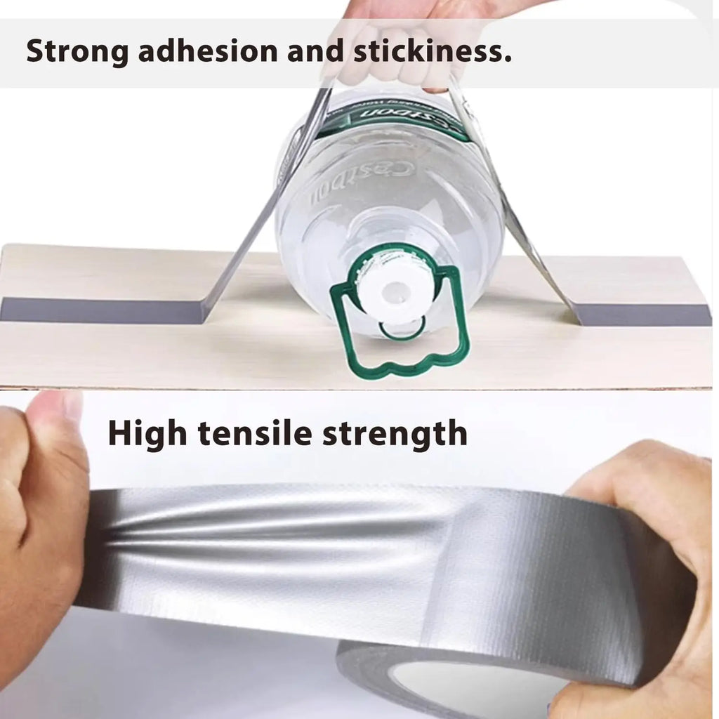Silver Heavy-Duty Waterproof Duct Tape – Tear by Hand