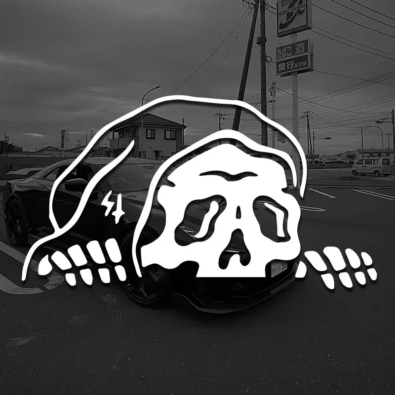 Cartoon Skull Stickers for Cars, Trucks, Laptops and Motorcycles