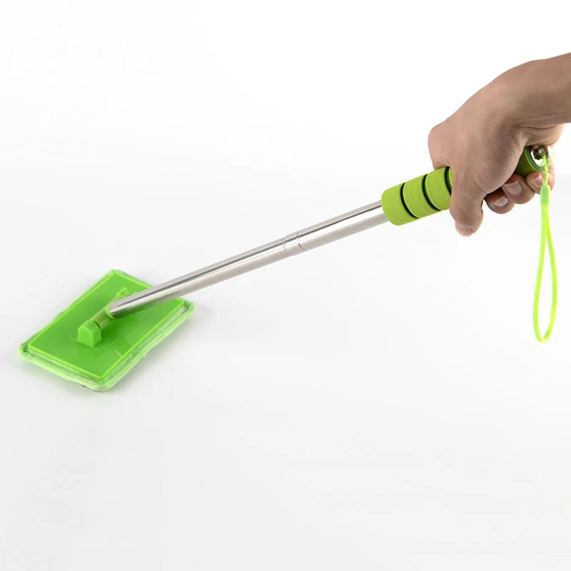 Telescopic Windshield Squeegee and Glass Cleaning Tool