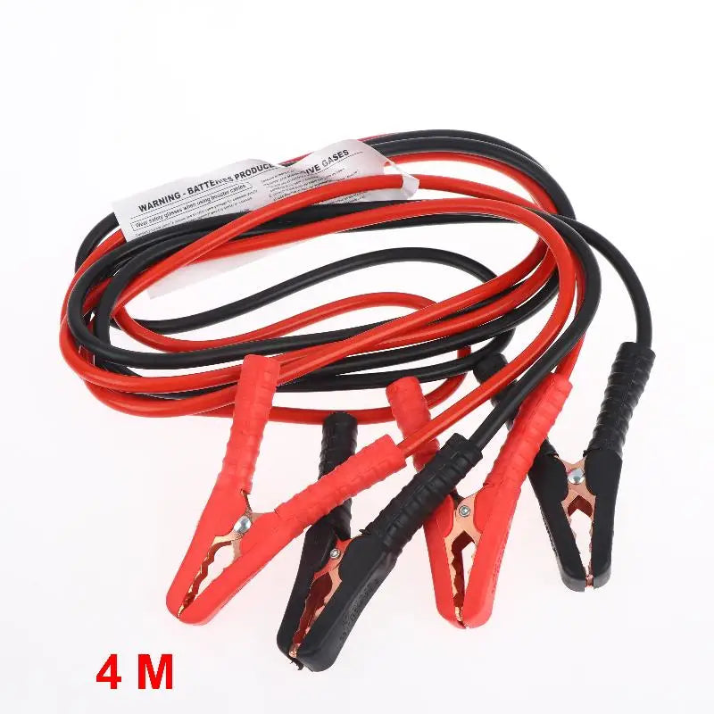 Car Battery Booster Jumper Cable Heavy Duty Anti-freeze with Insulated Clamps