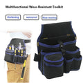 Multifunctional Tool Pouch with Belt – Electrician Waist Bag