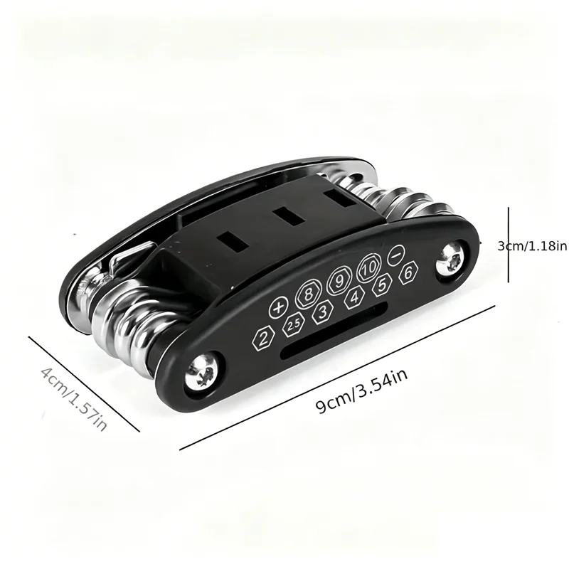 16-in-1 Universal Socket Wrench Set, Non-Slip Rotating Head
