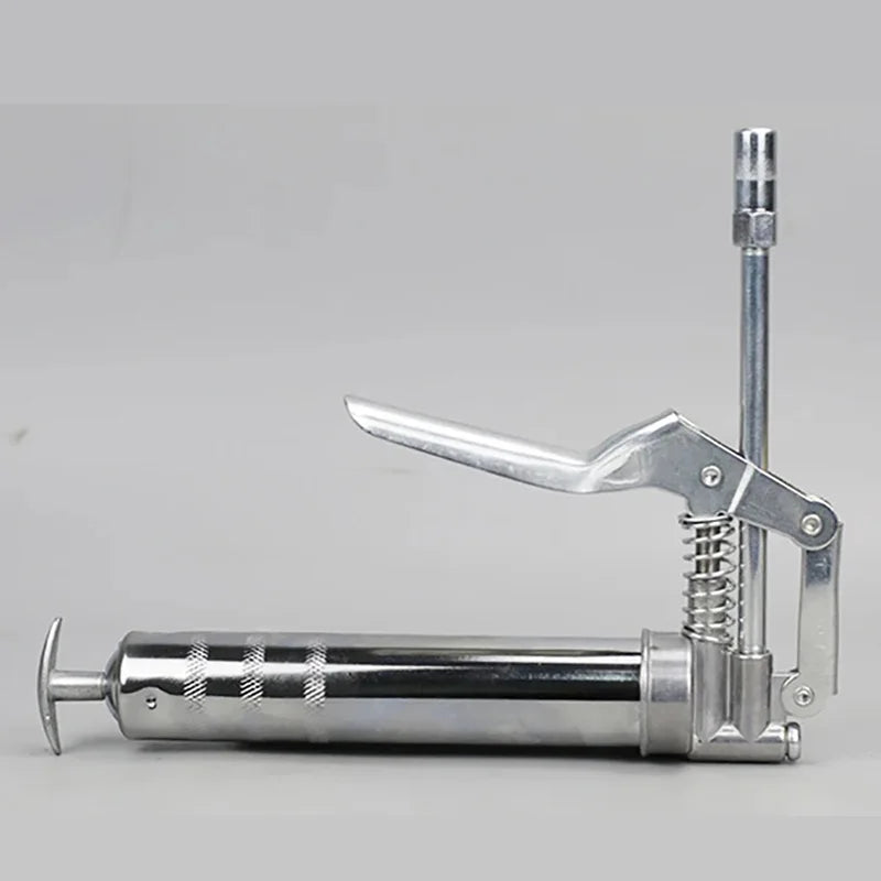 4000 PSI Pistol Grip Mini Grease Gun with 120CC Load, Alloy Barrel Manual Grease Gun Kit Car Oil Pump