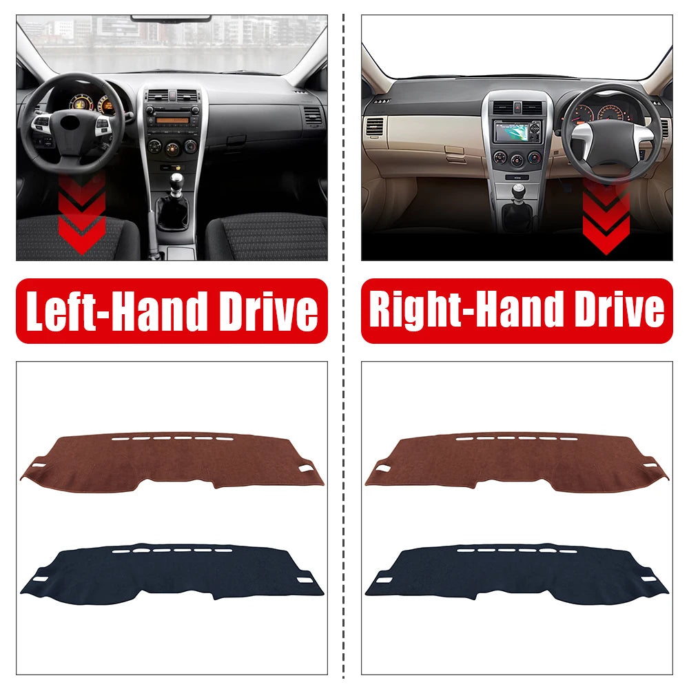 Toyota Corolla Dashboard Cover Mat (2006-2013) - UV Protection - image 3