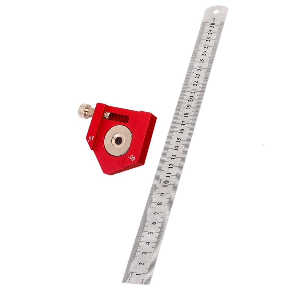 Precision Steel Ruler Positioning Block | Woodworking Measuring Tool - image 15