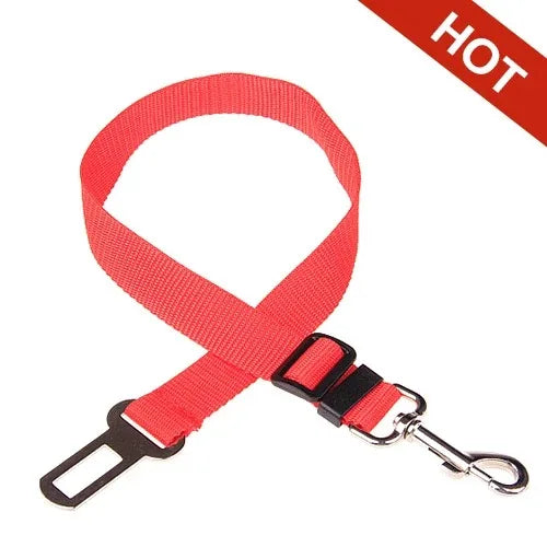 Adjustable Dog Car Seat Belt Harness for Safe Travel - image 14
