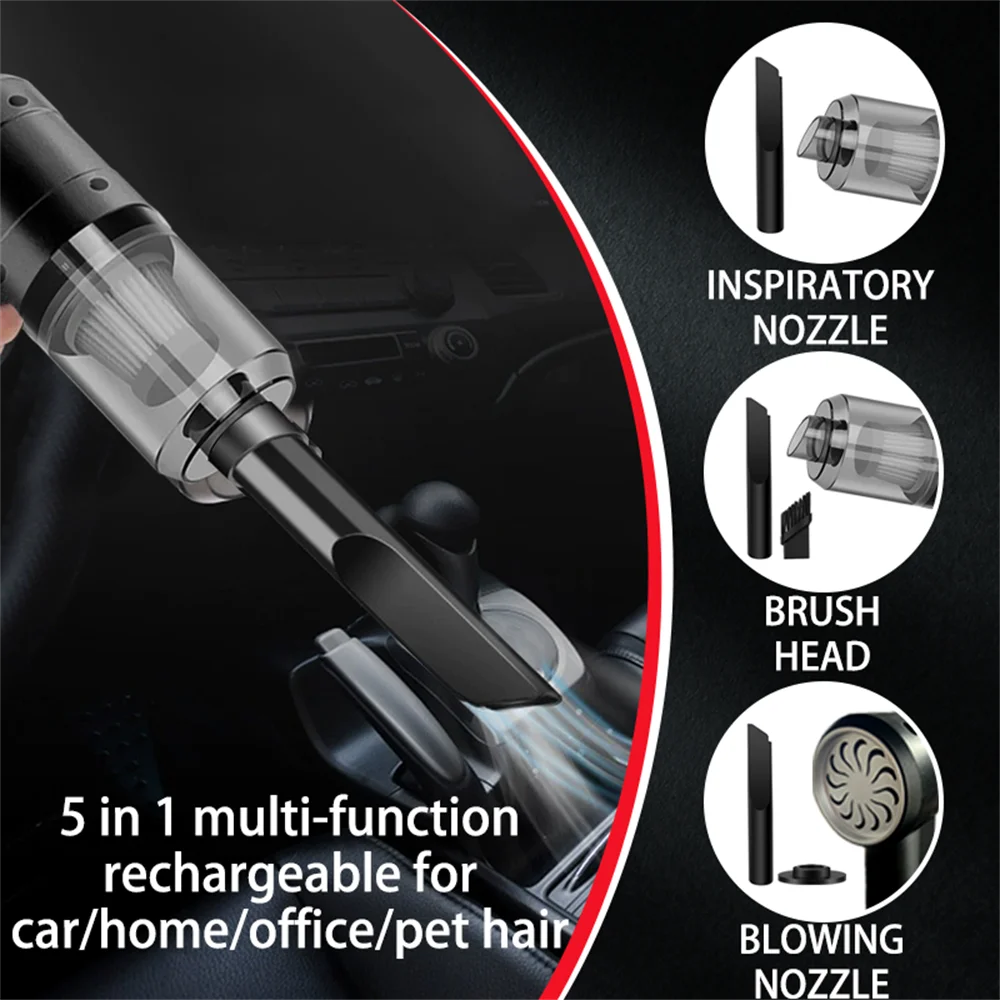Portable Small Vacuum Cleaner for Multi Purpose Vehicles, Household Pump, Handheld Car Vacuum Cleaner
