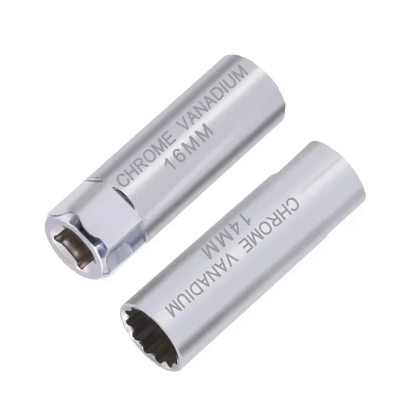 Magnetic Spark Plug Socket Wrench, 14mm & 16mm Universal Removal Tool