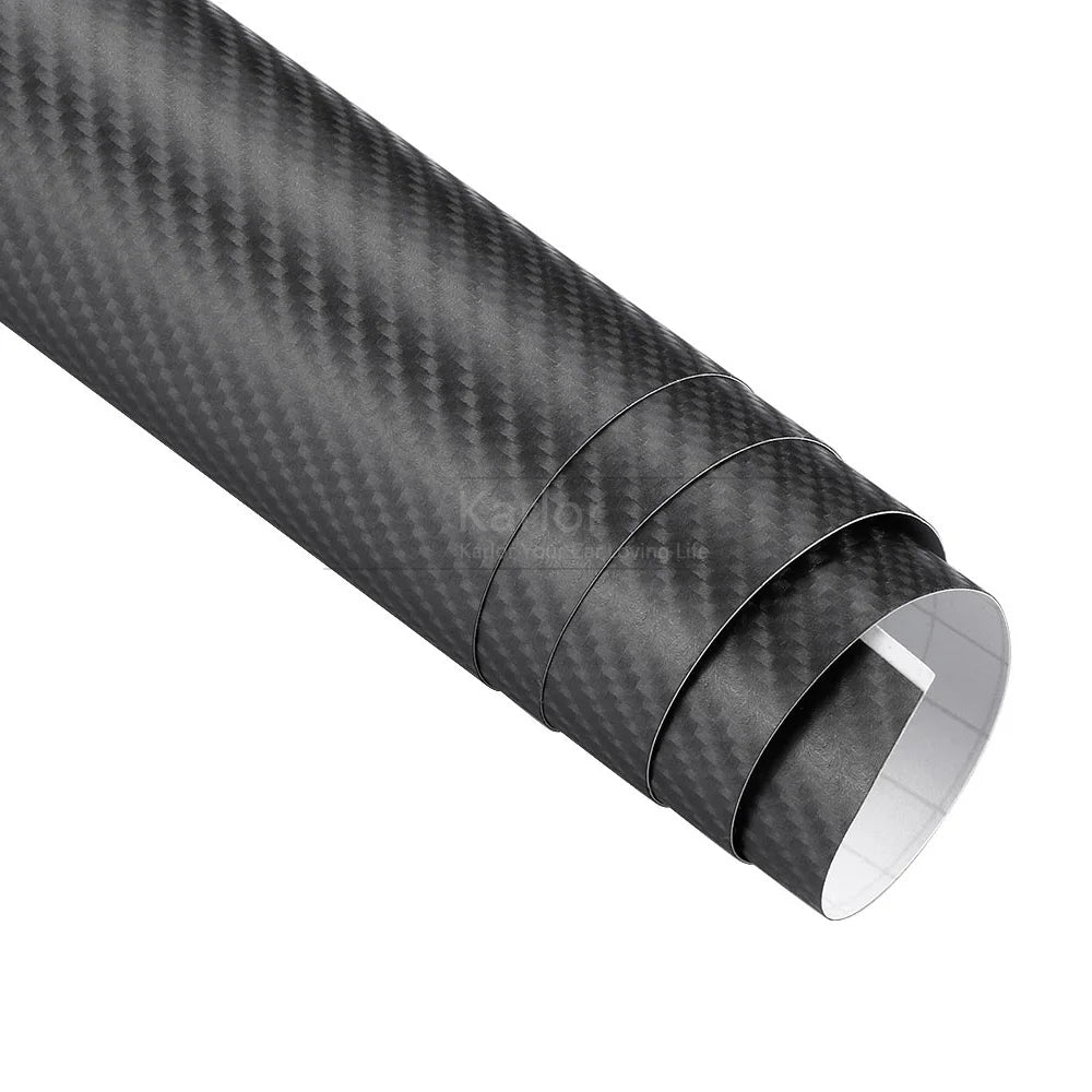 4D Carbon Fiber Vinyl Wrap Film Waterproof Car Motorcycle Sticker Roll - image 10