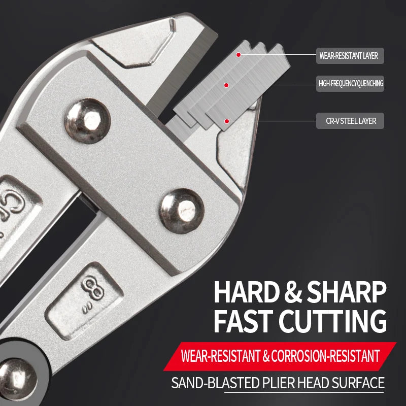 Fast and Sharp Labor-Saving Bolt Cutter for Cutting Wire and Bar Steel