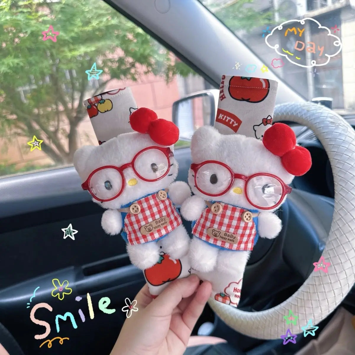 Hello Kitty Seat Belt Shoulder Pad Cover - image 6