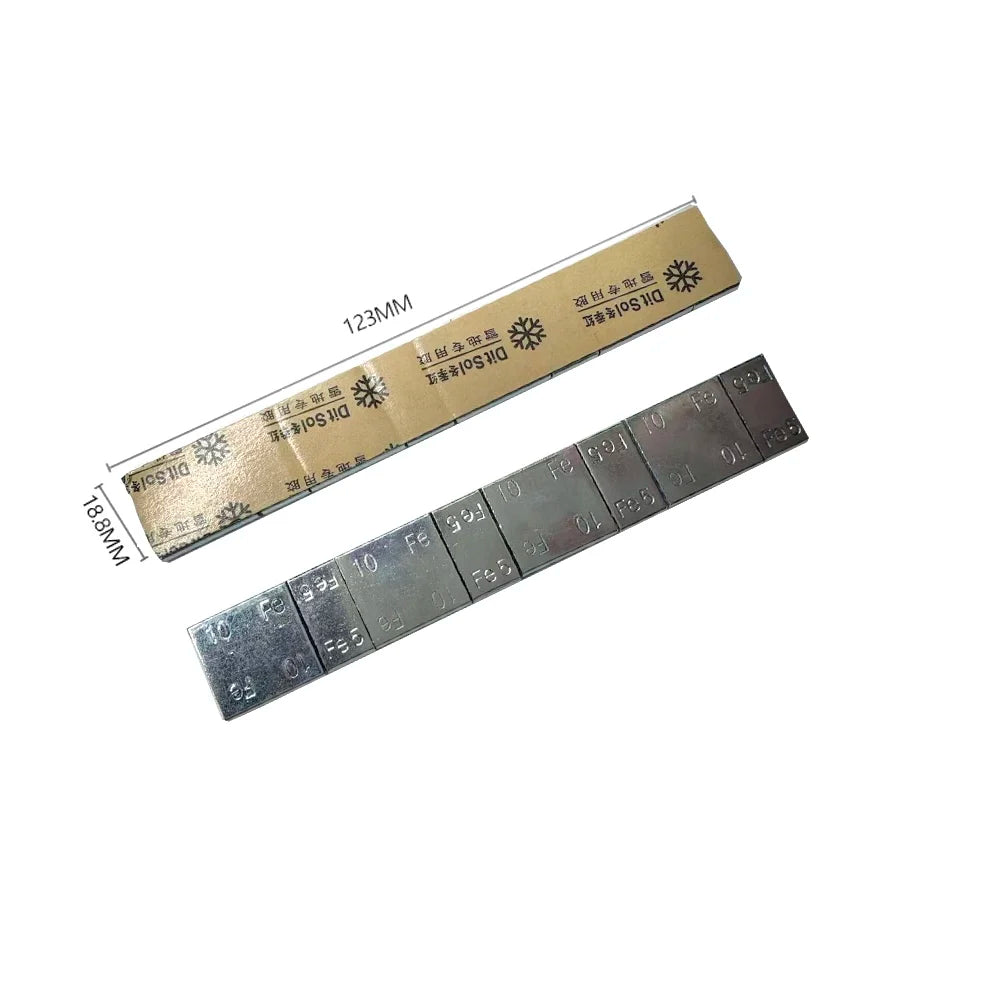 10/25pcs Wheel Balance Weight Car Tire Adhesive Iron Wheel Tyre Balancer Block Weight for Cars Truck Motorbike Tire Fitting