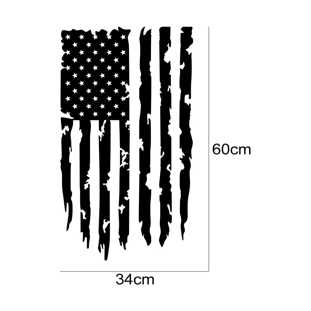 USA Flag Decal for Pickup Trucks