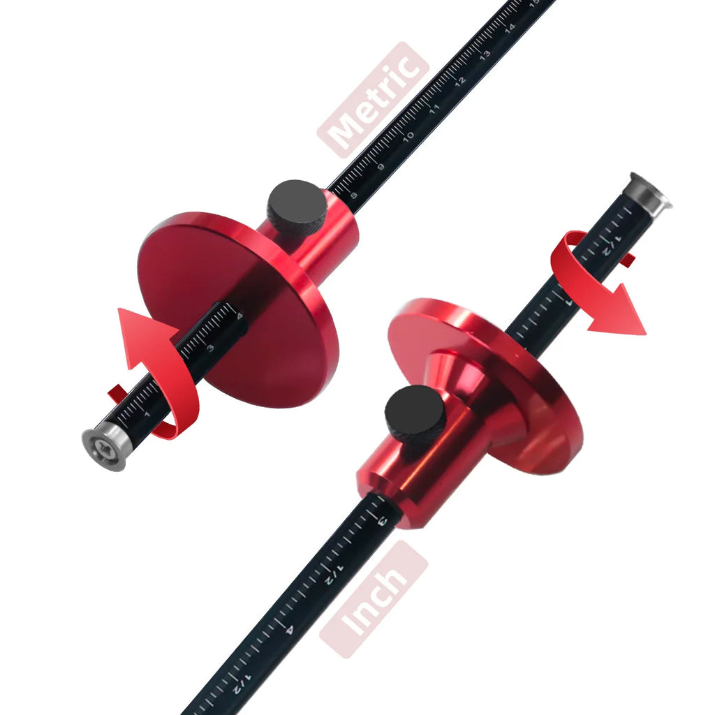 Woodworking Wheel Marking Gauge - Dual Scale Inch/mm Scriber - image 10