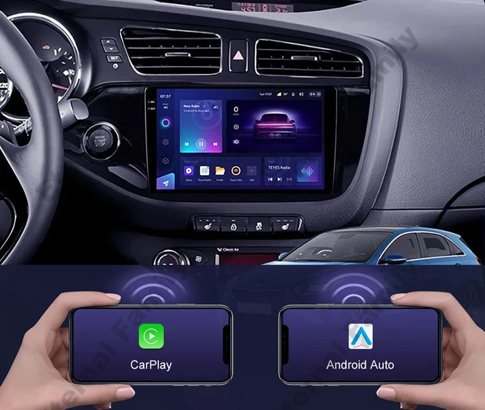 Android 15 QLED Car Stereo for Kia Ceed 2 (JD) 2012-2018 with CarPlay & GPS - image 2