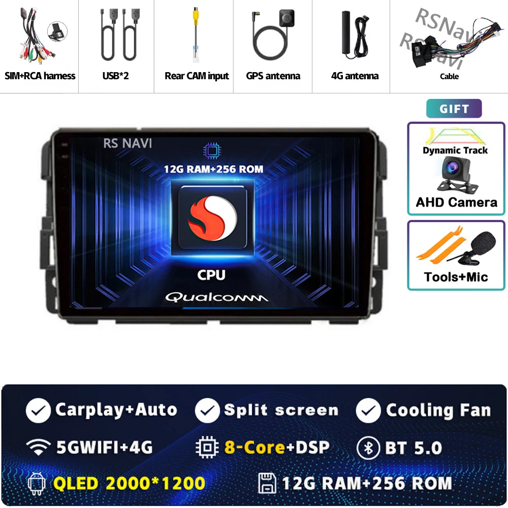 9" Android Car Stereo for Chevy GMC with CarPlay & Android Auto - image 40