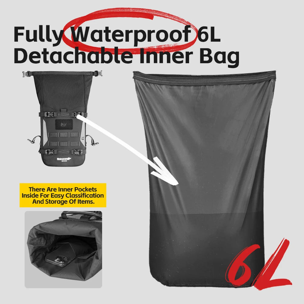 Rhinowalk Waterproof Crash Bar Bag & Tool Pouch - image 5