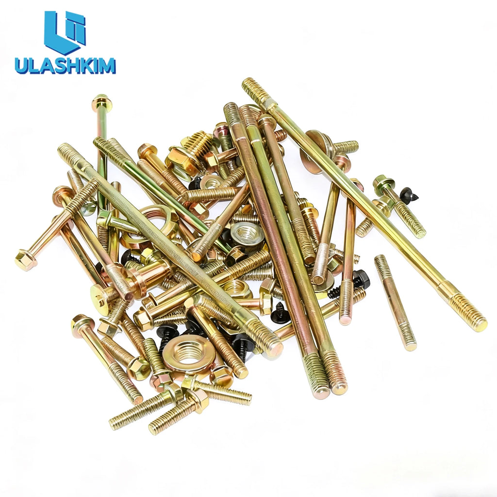 Grade 8.8 Complete Screw and Nut Set for GY6 50cc to 150cc Engines - view 2