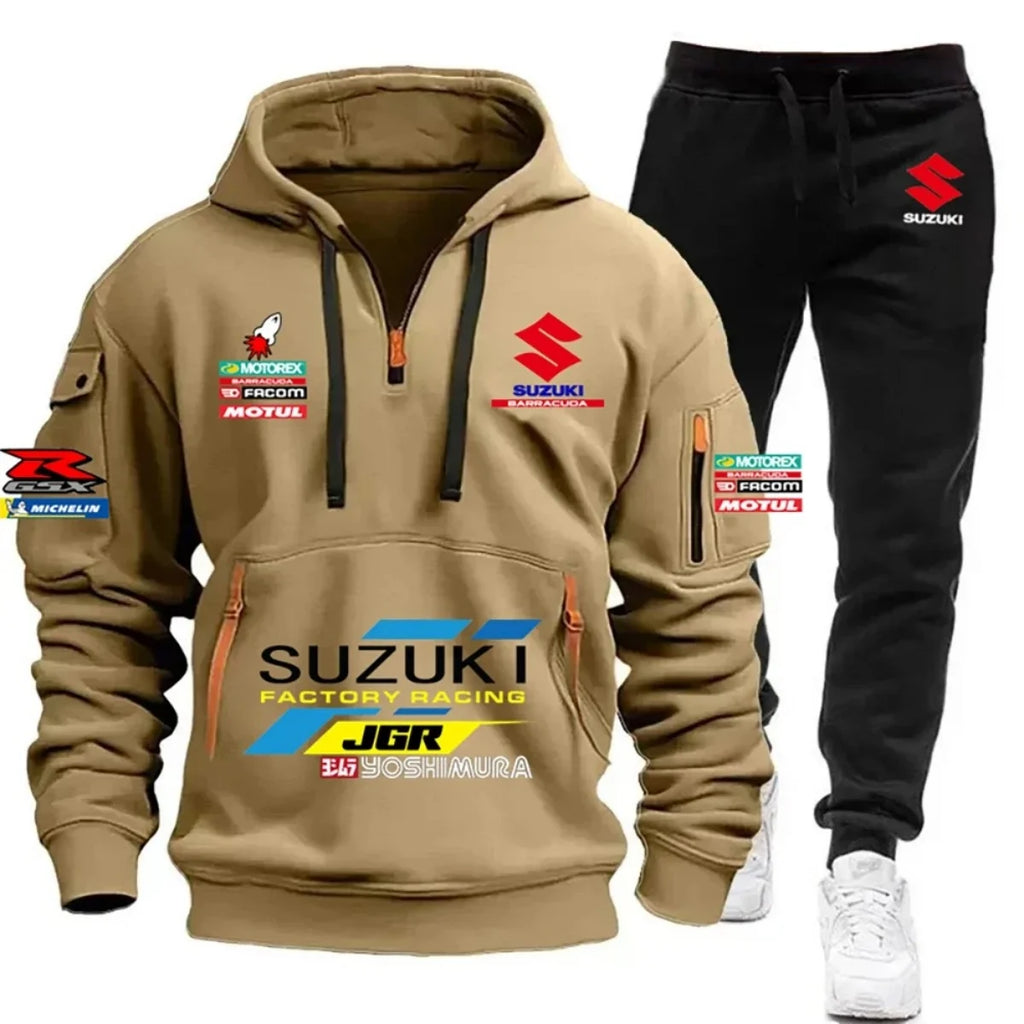 Suzuki Hoodie & Athletic Pants Two-Piece Set - image 2