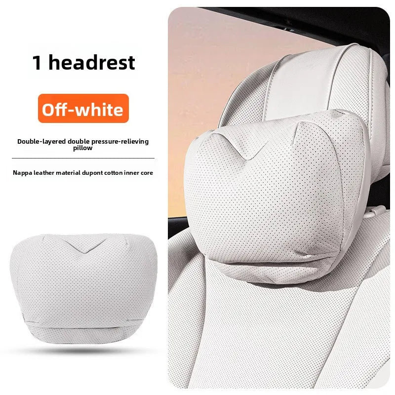 Perforated Artificial Leather Car Headrest or Backrest Cushion