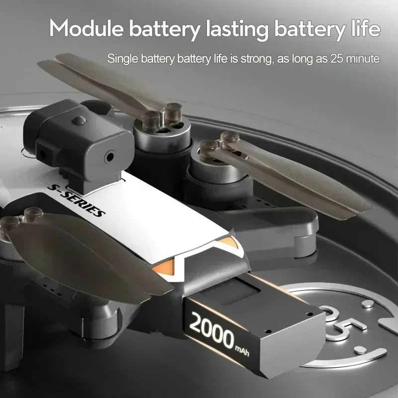 S2S 8K Foldable Drone - Dual Camera, Brushless, Obstacle Avoidance - image 2