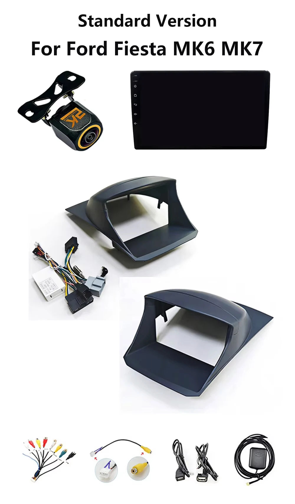 Ford Fiesta 2009-2017 Android Car Radio with CarPlay & GPS - image 2