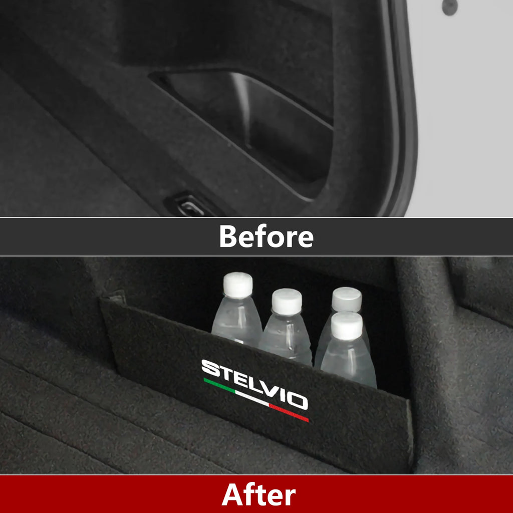 Carbon Fiber Interior Trim Stickers for Alfa Romeo Giulia and Stelvio