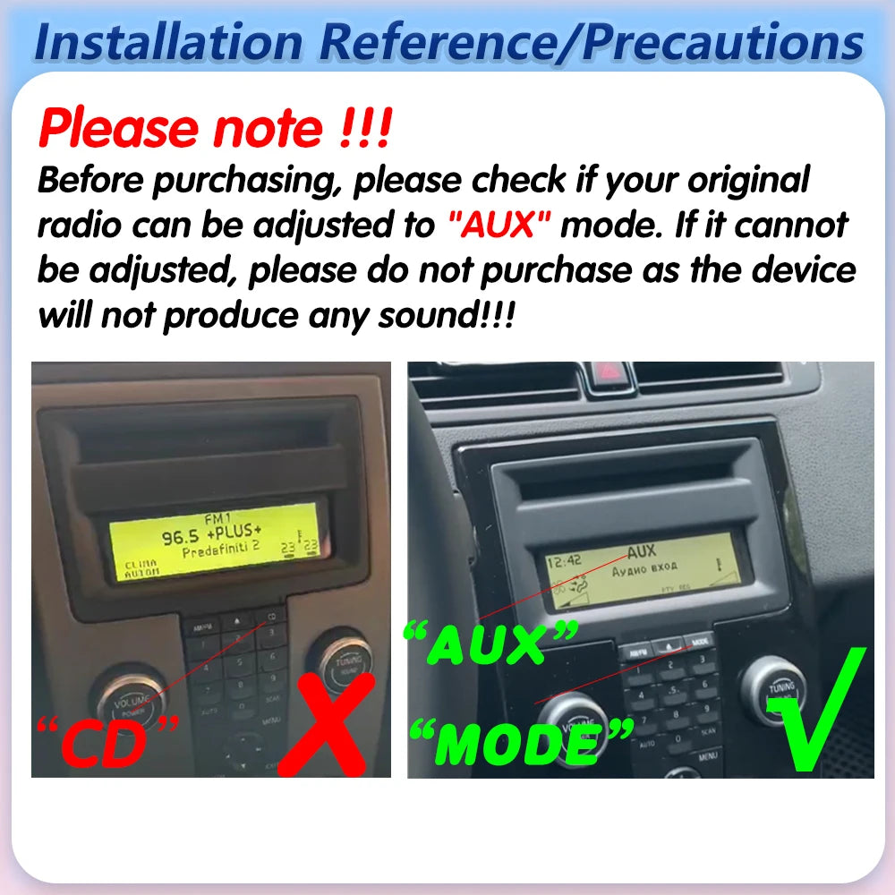 Wireless Android Auto & CarPlay Multimedia Player for Volvo 2004-2012 - image 2