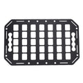 Truck Bed Molle Panel Rack 15x9.25x0.08in Aluminum Use with L Track Tool Cargo Storage Molle Panel for Cars SUVs Pickup Van RVs