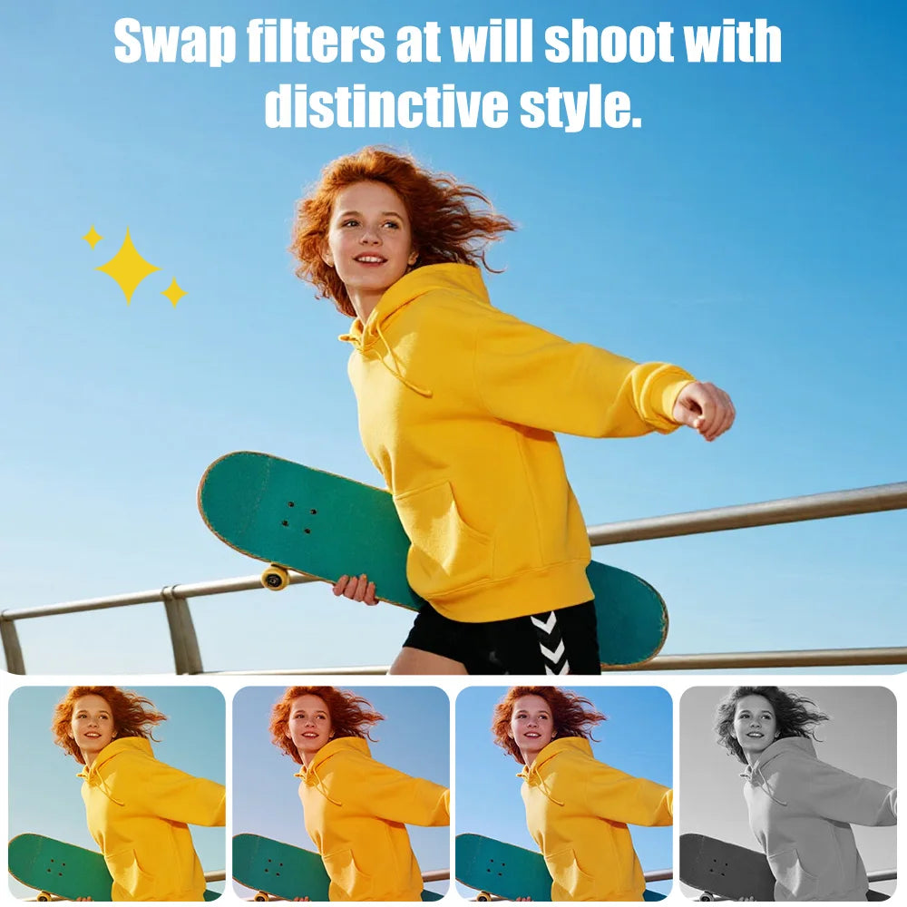 Mini Digital Camera 720P HD Keychain Camera with Flip Screen - image 2