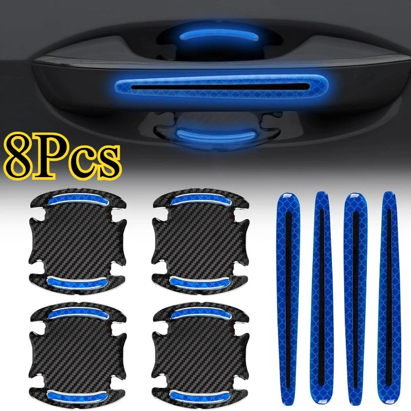 Protective Film for Car Door Handles - 8 Pcs Set