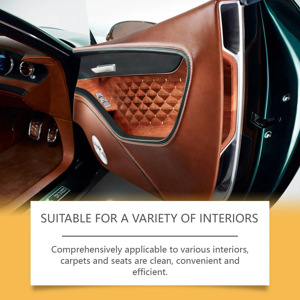 Multi-purpose foam cleaner spray for car interior and household surfaces
