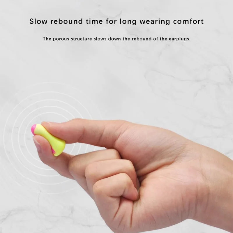 50-Pair Noise-Reducing Earplugs – Sleep & Work