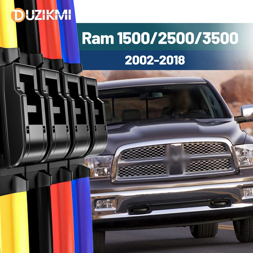 Dodge Ram 1500/2500/3500 2002-2018 Front Wiper Blades 2-Pack