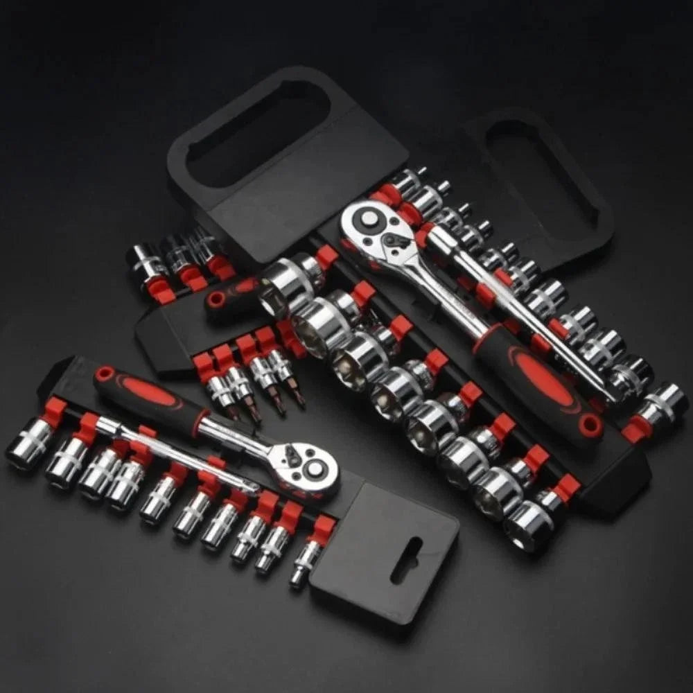 12 Pcs Wrench Socket Set Repair Tool Kit Universal for Motorcycle Bicycle Car Boat Auto Hardware Tools