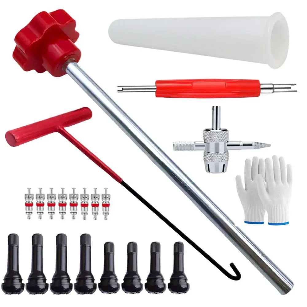 Tire Valve Stem Tool Kit | Car Motorcycle Valve Puller Installer - image 11
