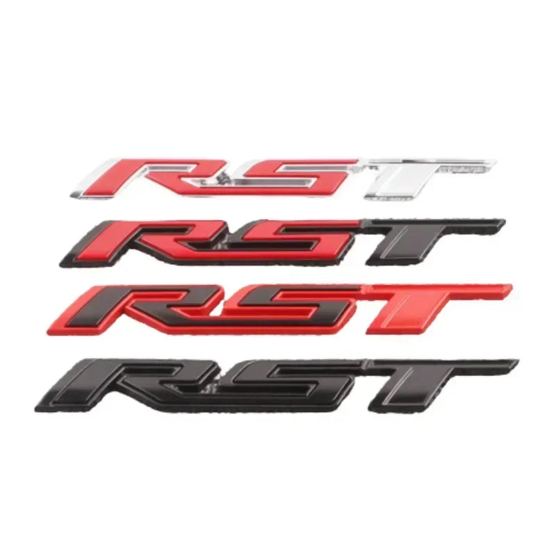 3D Metal RST Emblem Badge for Chevy Silverado Trunk
