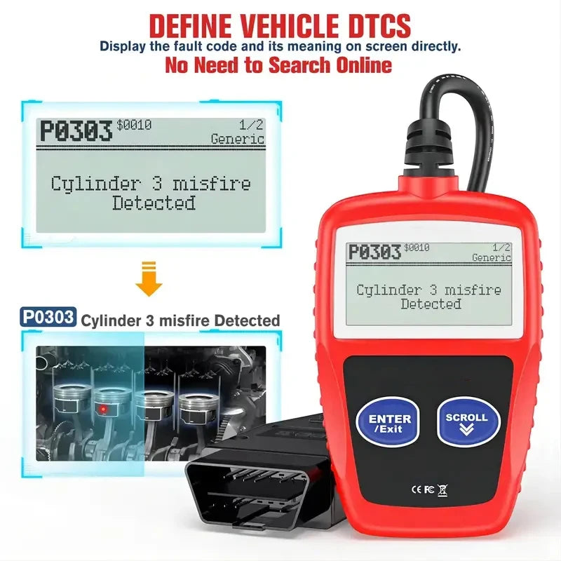 OBD2 Bluetooth Scanner – Automotive Diagnostic Tool