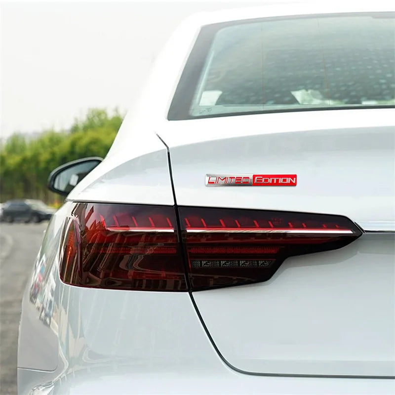 3D Aluminium Limited Edition Emblem Badge Decal for Car Body - view 3
